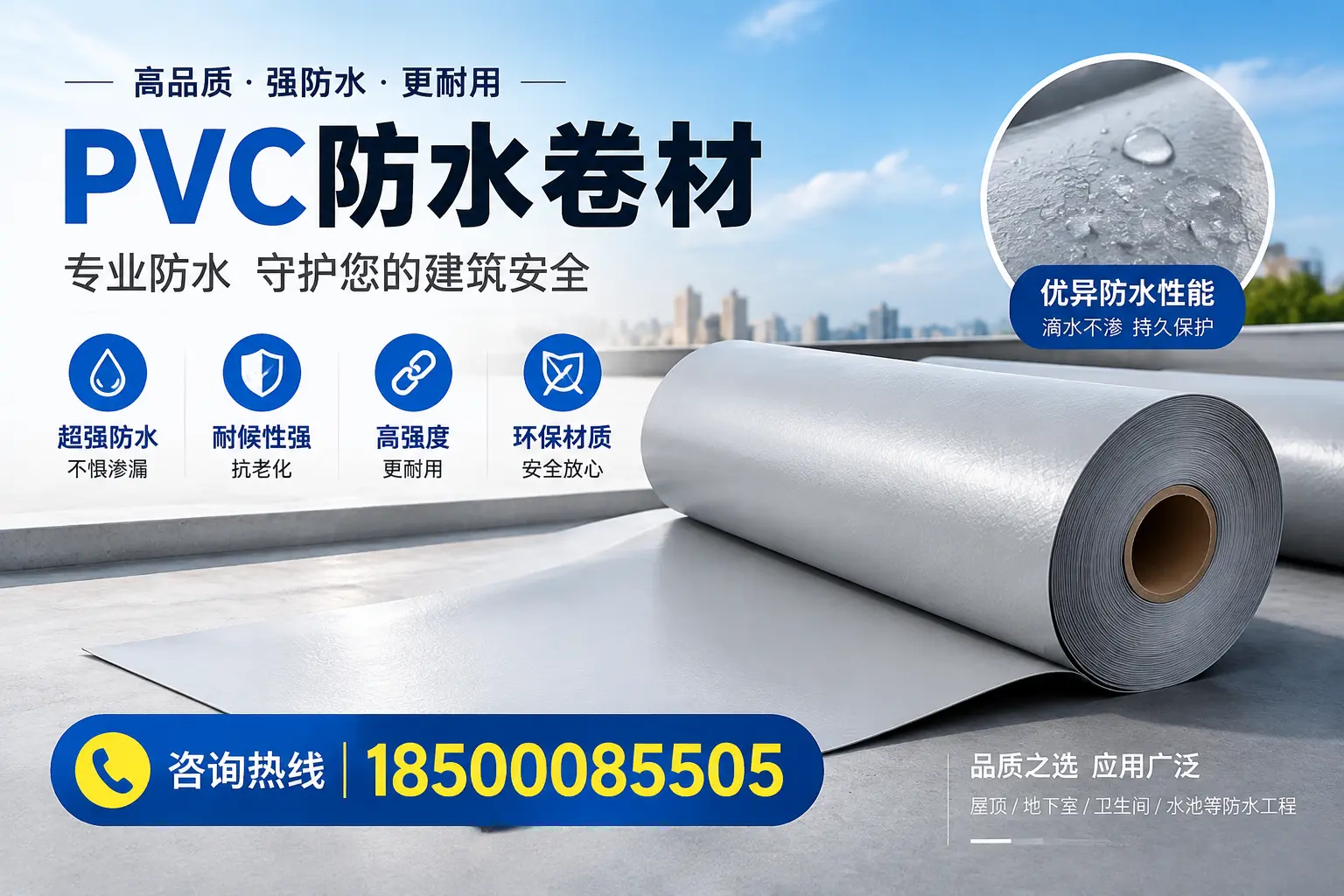 黑河地区pvc防水卷材的市场现状与发展趋势